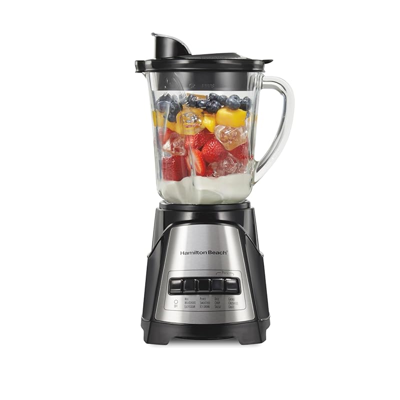 Hamilton Beach Power Elite Wave Action Blender For Smoothies, 40 Oz Gl