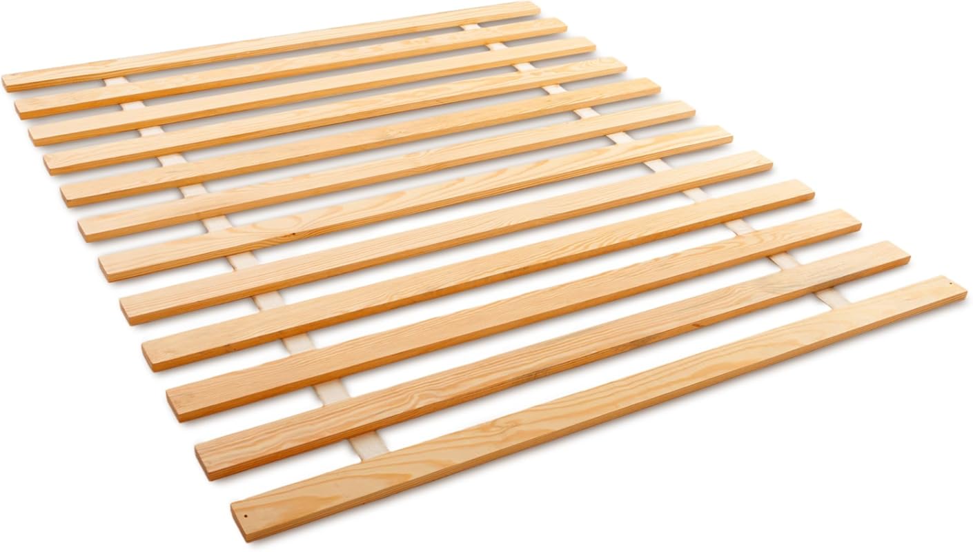 Queen Size Solid Pine Bed Slat Replacement – Heavy-Duty Wooden Platfor