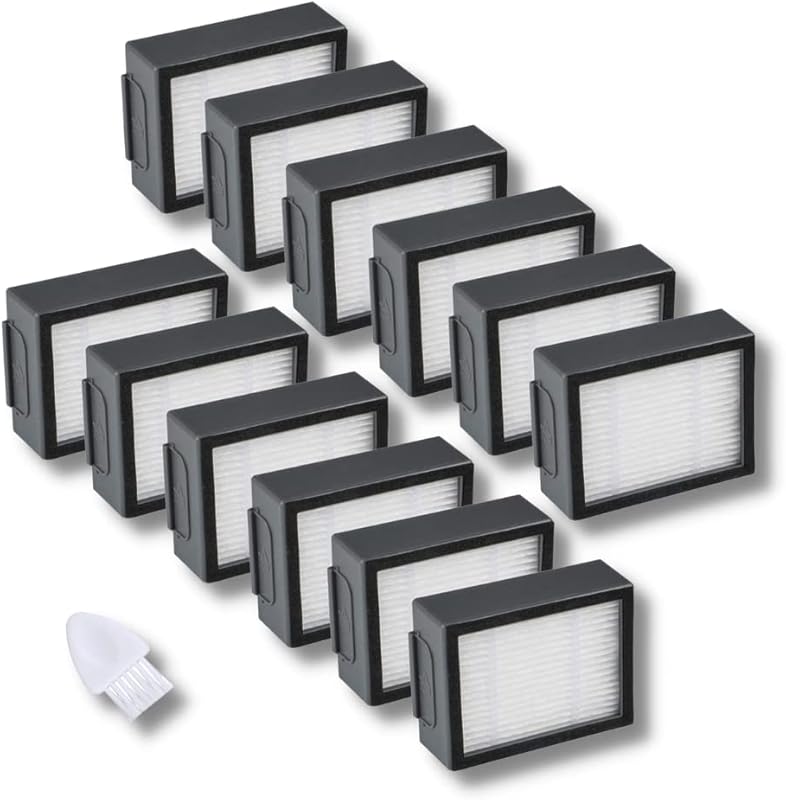12-Pack Replacement HEPA Filter Compatible for iRobot Roomba Combo i,e