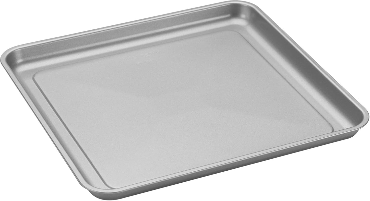 Cuisinart AMB-TOBCS Toaster Oven Baking Pan, Silver, 11.2  x 10.7  x 0.8  inches