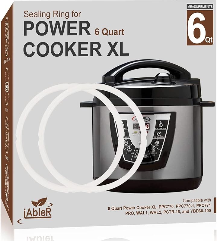 Replacement Silicone Sealing Ring for 6 Qt Power Pressure Cooker XL – 