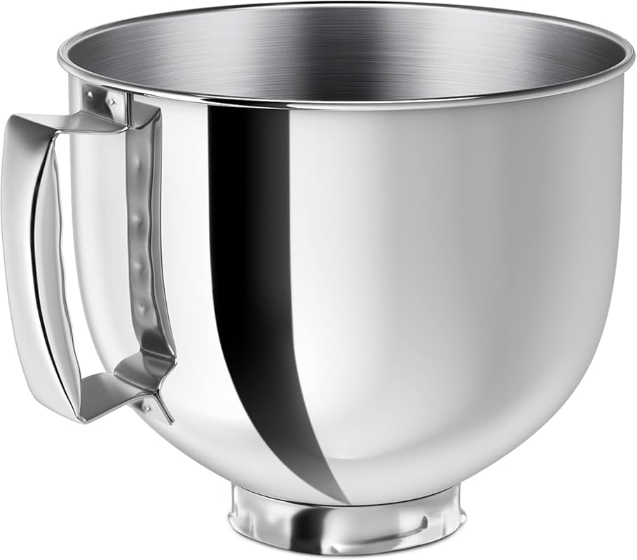 Stainless Steel Mixer bowl Fit for KitchenAid Artisan&Classic Series 4