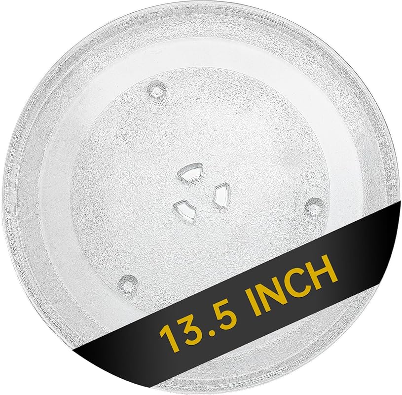 13.5 Inch Microwave Glass Turntable Plate Replacement for LG, Samsung,