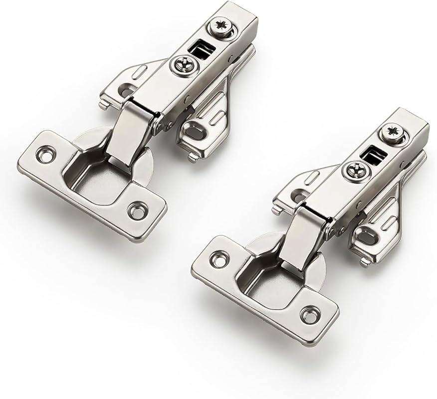 Adjustable 105-Degree Soft Close Full Overlay Cabinet Hinges for Face 