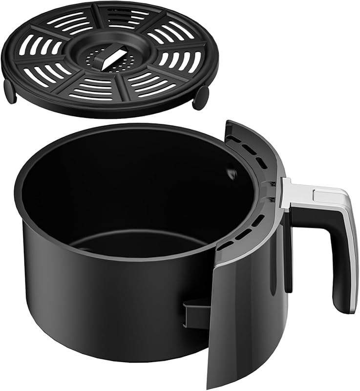Ninja AF101 Air Fryer Replacement Basket and Grill Pan – 4 Qt Non-Stic