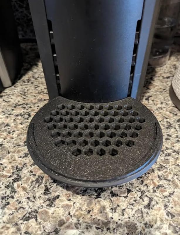 Nespresso Vertuo Drip Tray Replacement – Black Plastic Coffee Tray wit