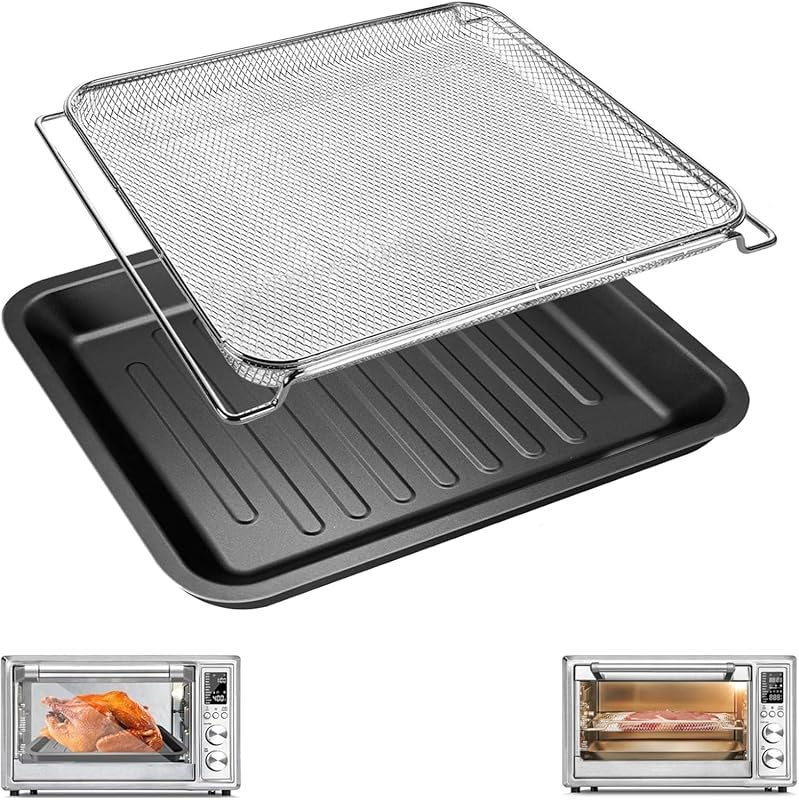 Cosori Air Fryer Replacement Rack and Non-Stick Crisper Plate for 12-i
