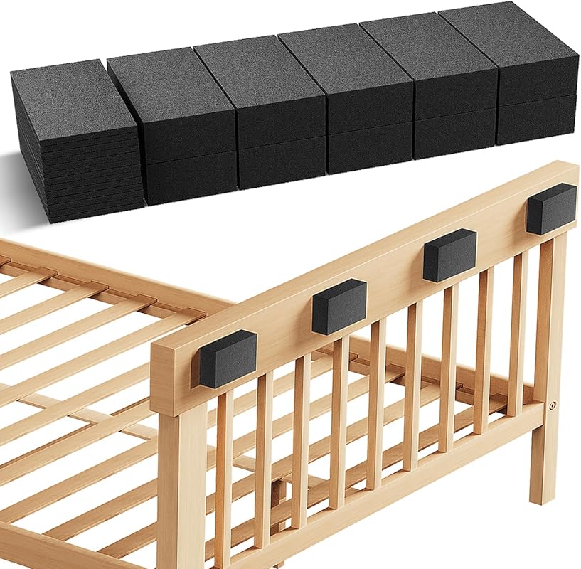 EVA foam furniture bumpers for walls, 23-pack with headboard and cabin