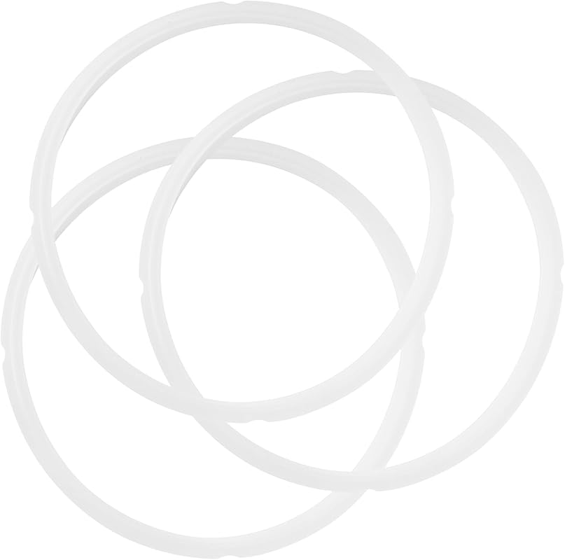 3 Pcs Silicone Sealing Ring 5/6 Quart Inner Pot Seal Ring BPA-Free Rep