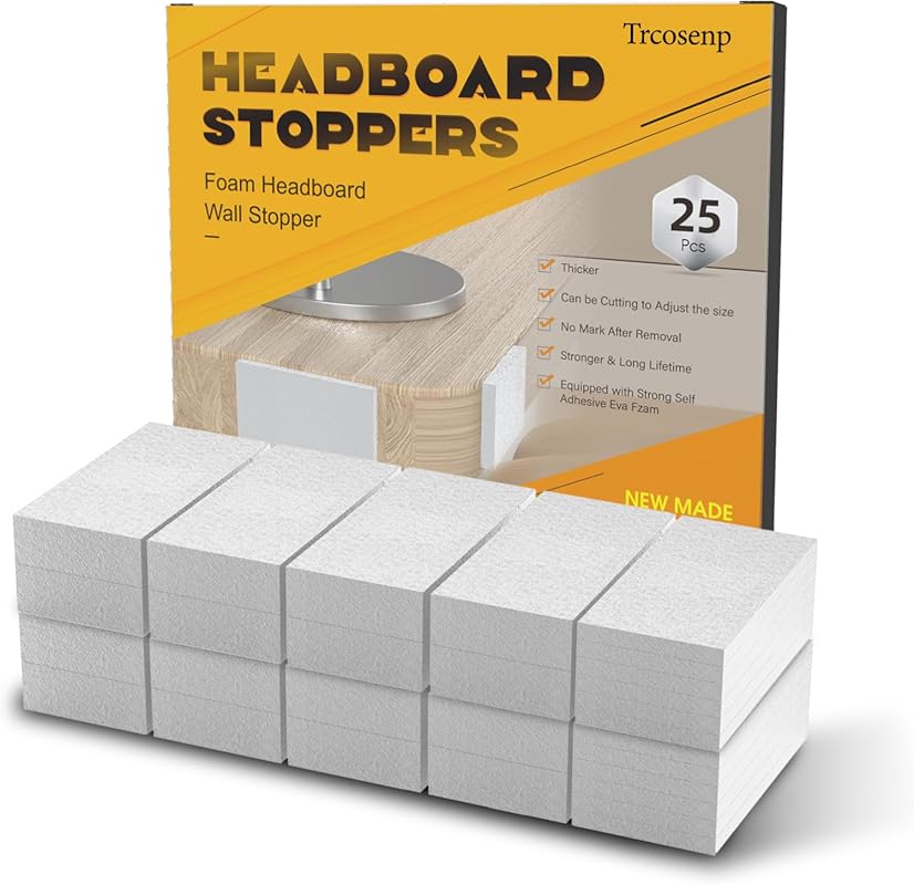 Furniture bumpers for walls, EVA foam adhesive strips, bed and couch w