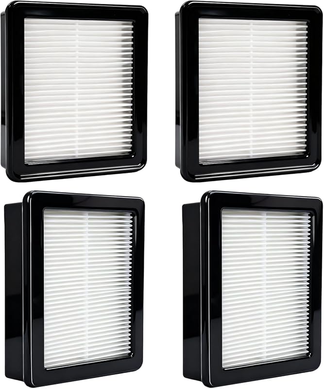 4 Packs 107315 HEPA Filter Replacement Compatible with ProTeam Coach P