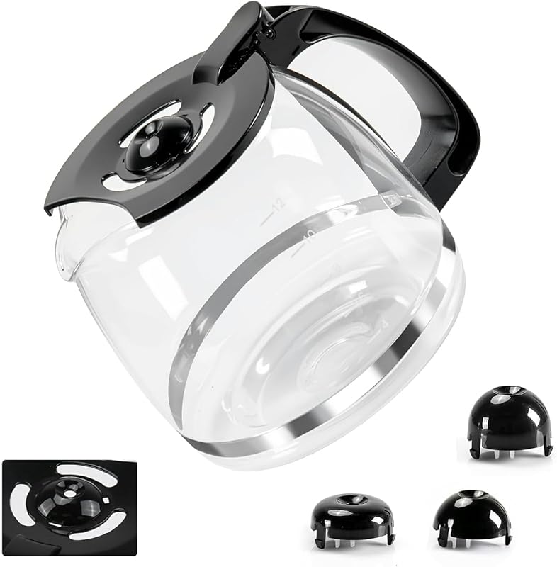 12-Cup Glass Coffee Carafe Replacement for Hamilton Beach FlexBrew 499