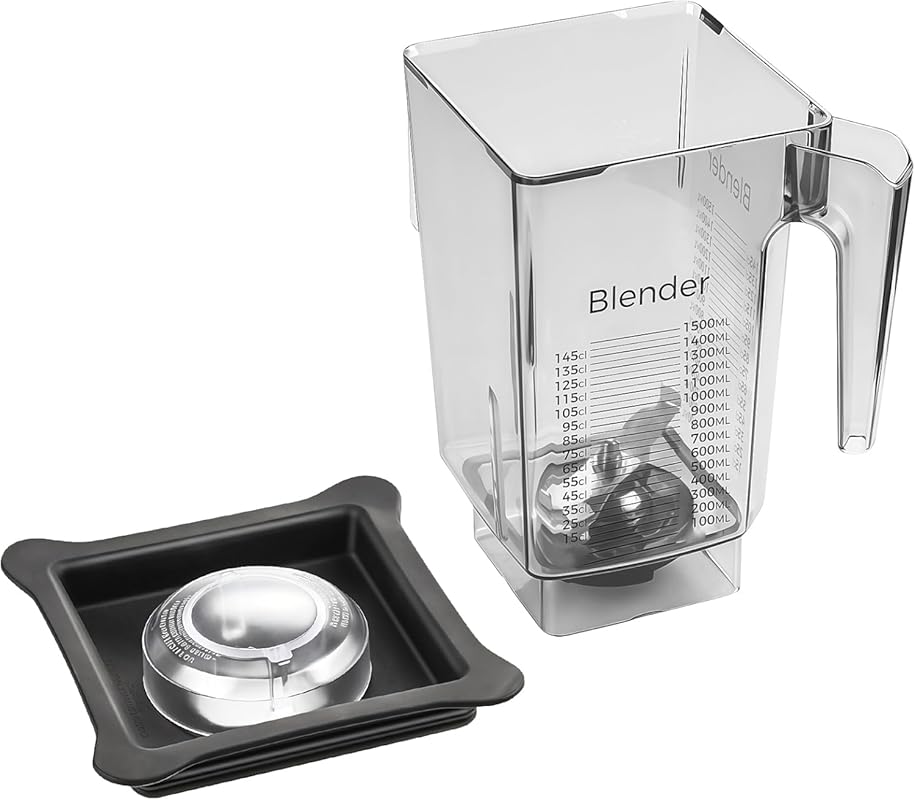 90oz blender jar replacement with blade and lid for Blendtec, 36oz cap