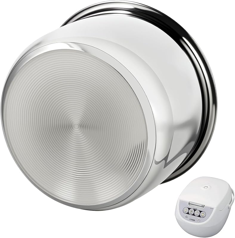 Tiger Rice Cooker Inner Pot – 5.5-Cup, Non-Stick, 304 Stainless Steel,
