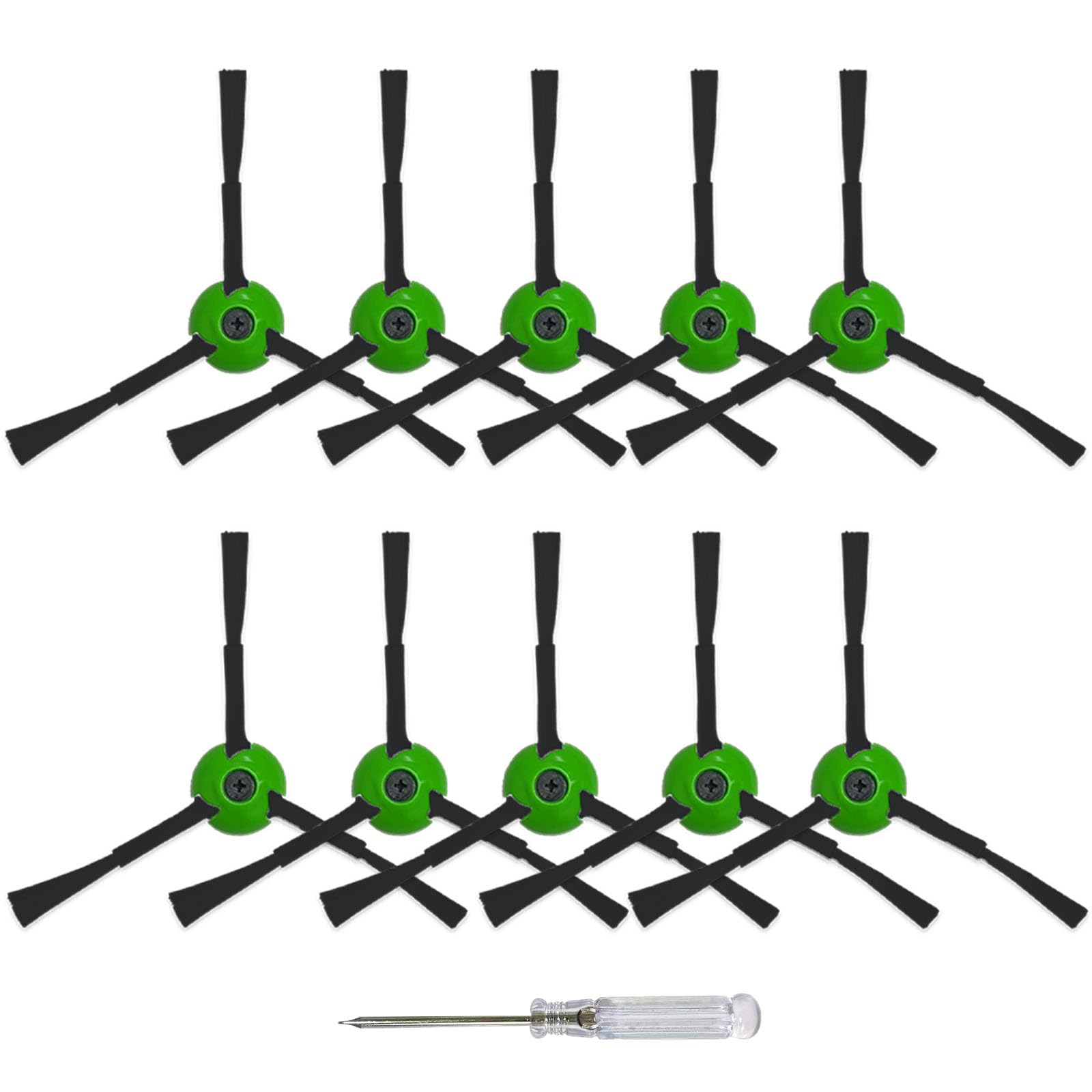 10 Pack Replacement Side Brushes Compatible with iRobot Roomba i & j & e Series All Models, Edge-Swe