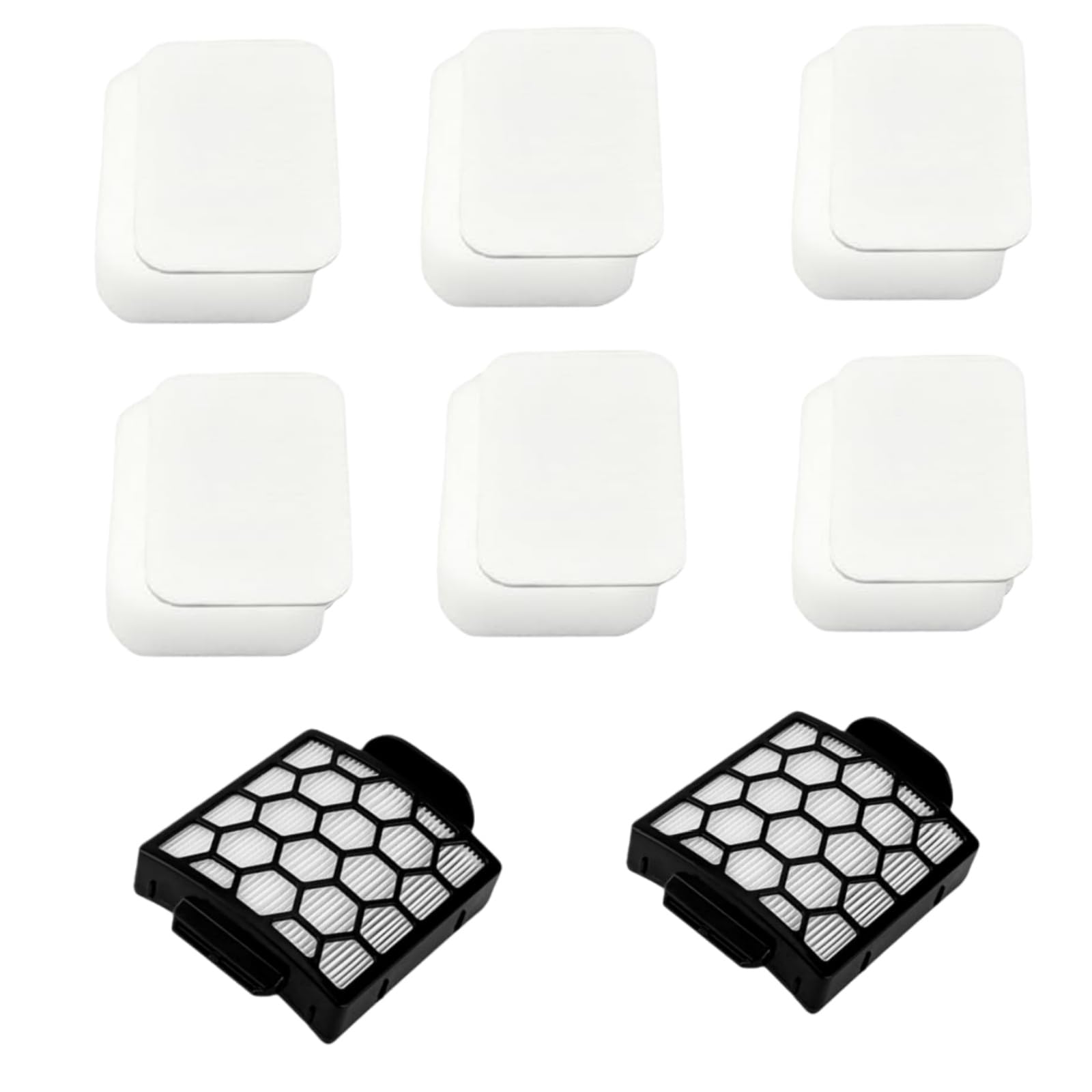 6 Foam Filter + 2 HEPA Filter Replacement for Shark ZU62 ZU60 NV255 NV150 NV251 NV151 Navigator Rota