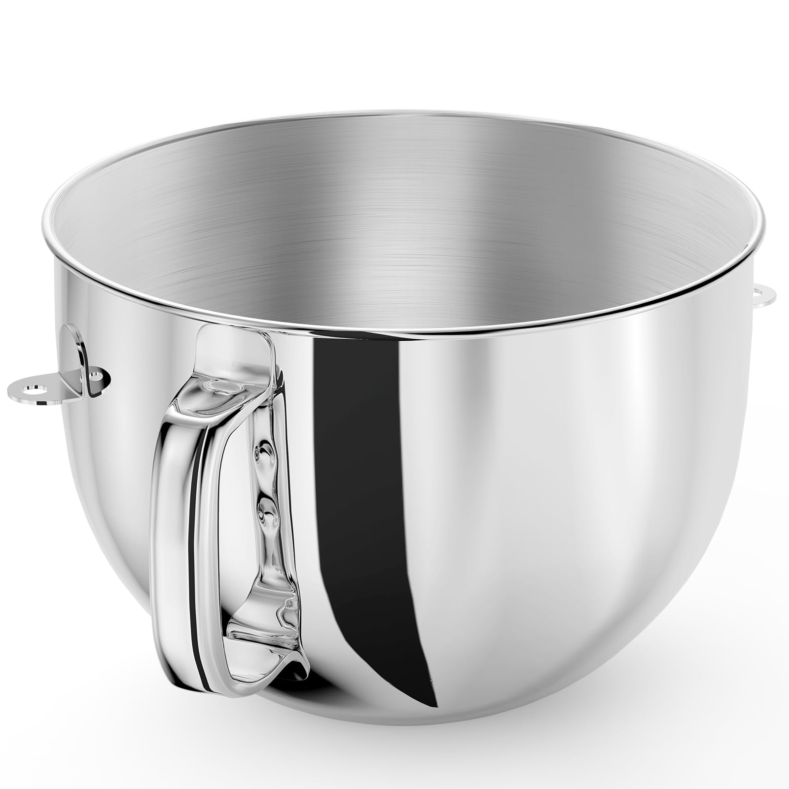 6QT Stainless Steel Mixer Bowl for Kitchenaid Stand Mixers, Kitchen Aid Mixing Bowl for 6QT Lift Mix