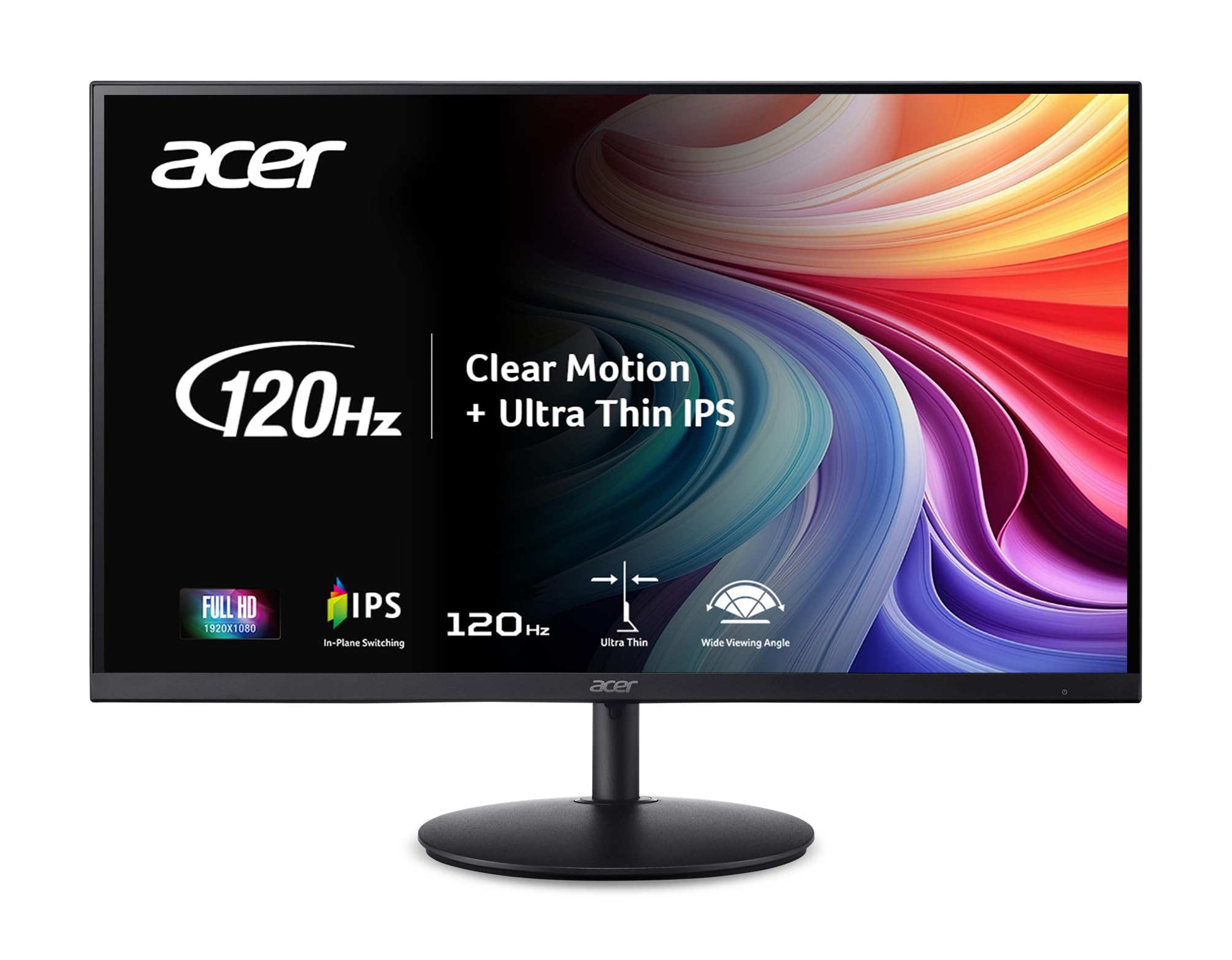 Acer SH242Y G0bih 23.8" IPS Full HD (1920 x 1080) Ultra-Thin Gaming Office Monitor | Adaptive-Sync S