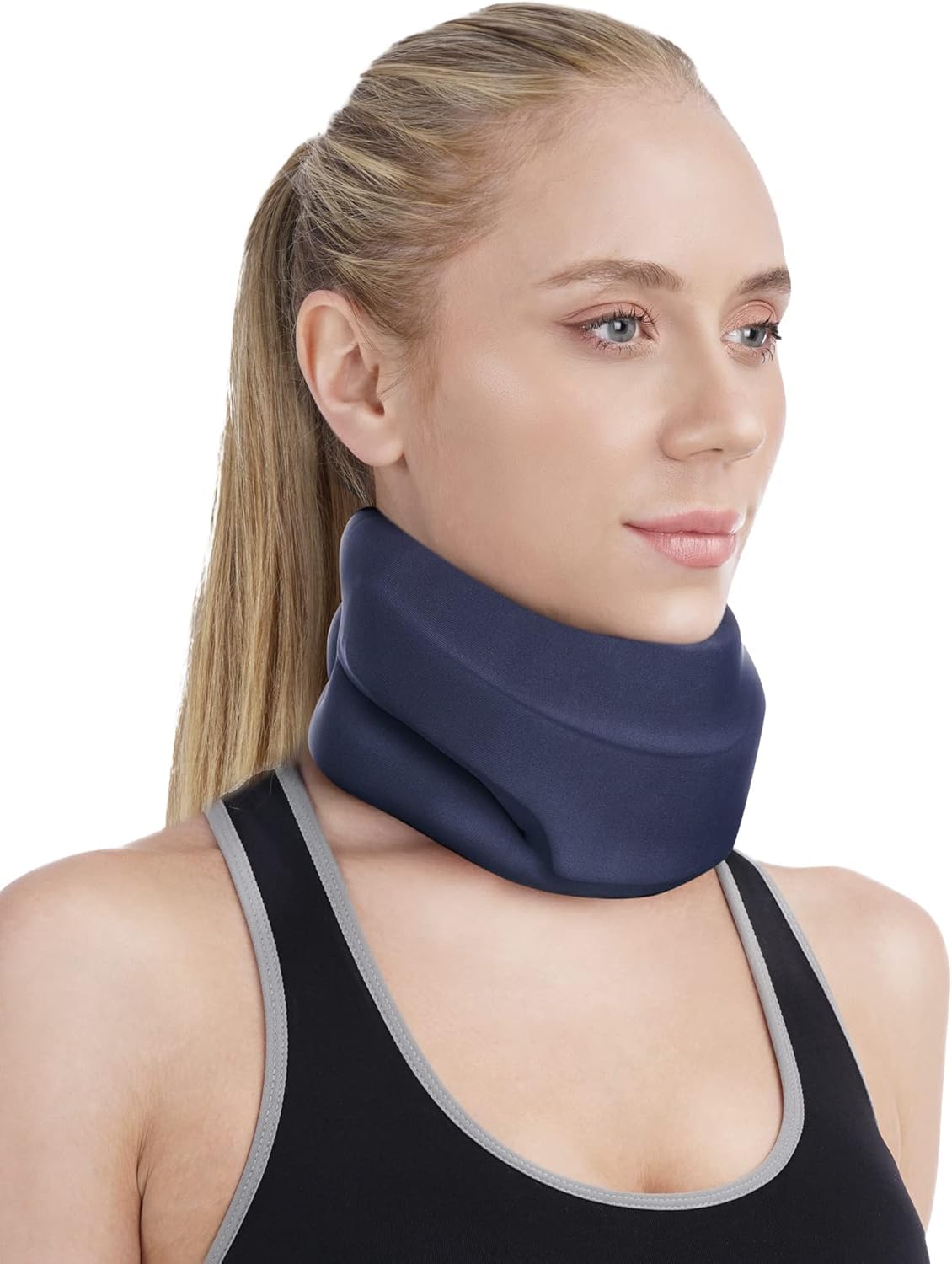 BLABOK Neck Brace for Sleeping - Cervical Collar Relief Neck Pain and Neck Support Soft Foam Wraps K