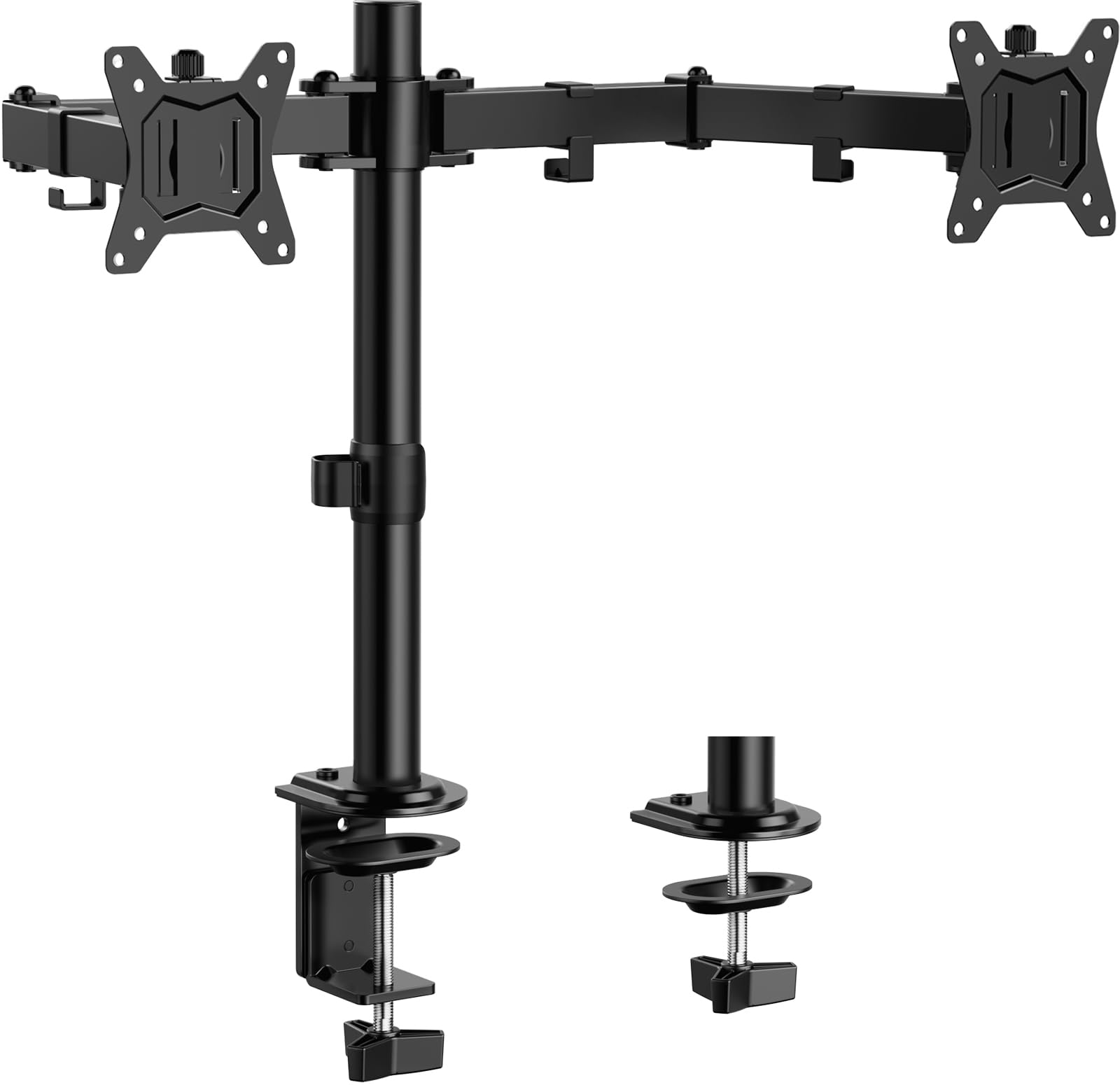 ErGear Dual Monitor Stand, Heavy Duty Adjustable Monitor Desk Mount for 2 Screens up to 32 Inches, F