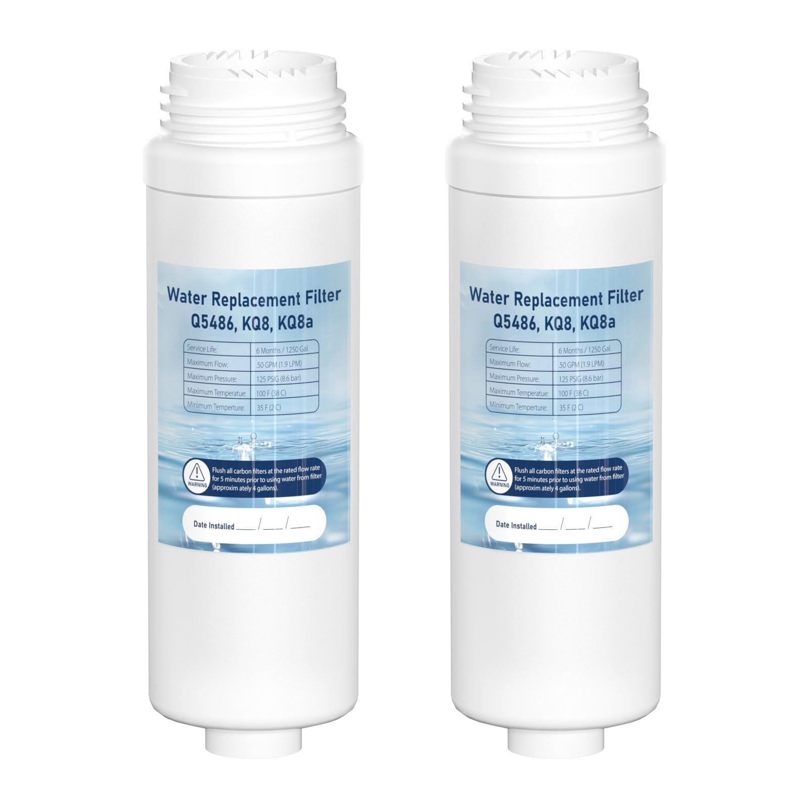 B150/K150 Water Filter Replacement Cartridge Compatible with Keurig Brewers B150P/K150P, B155/K155, 