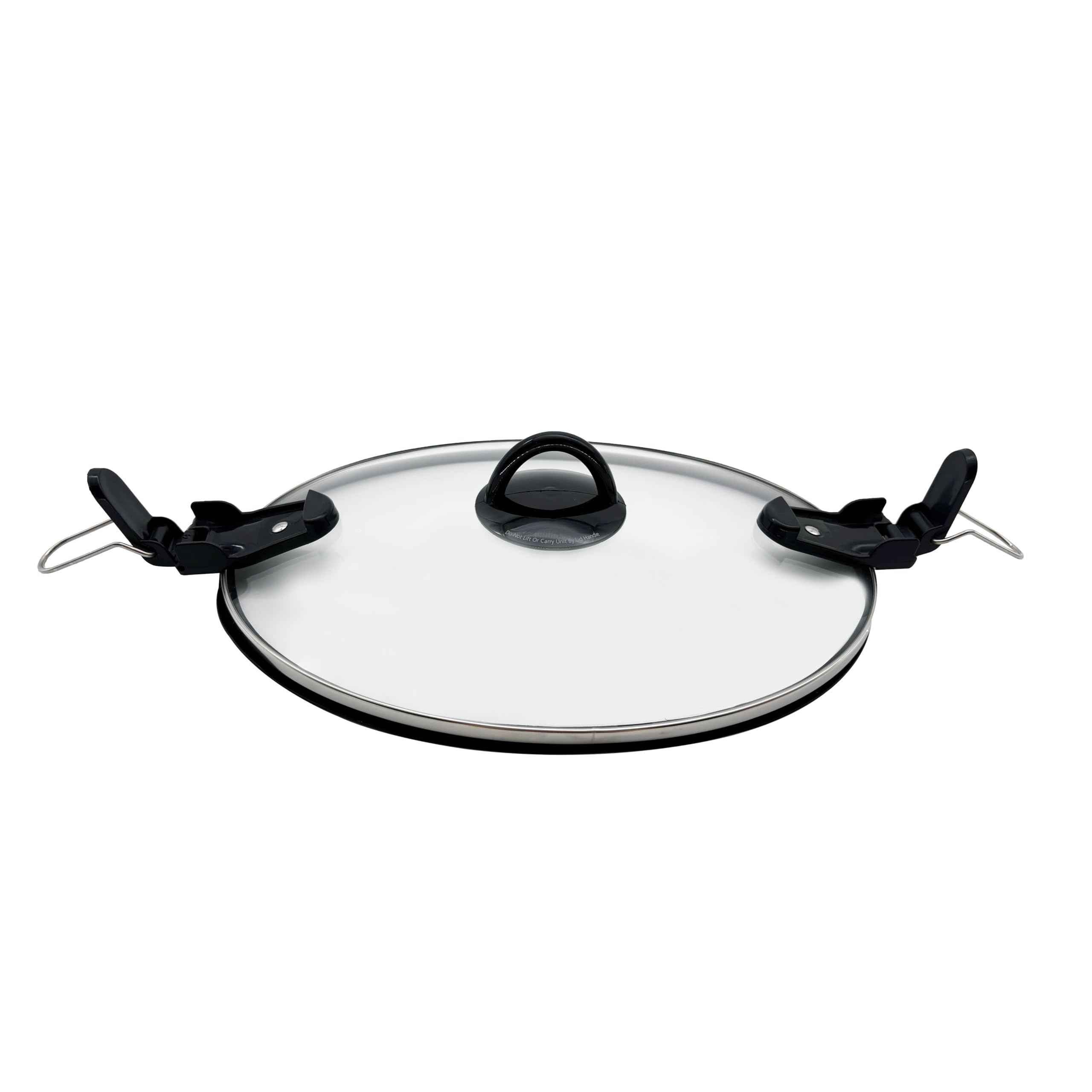 Oval Slow Cooker Lid with Sealing Ring and Buckle Compatible for Crockpot Slow Cooker SCCPVL600-S-BR
