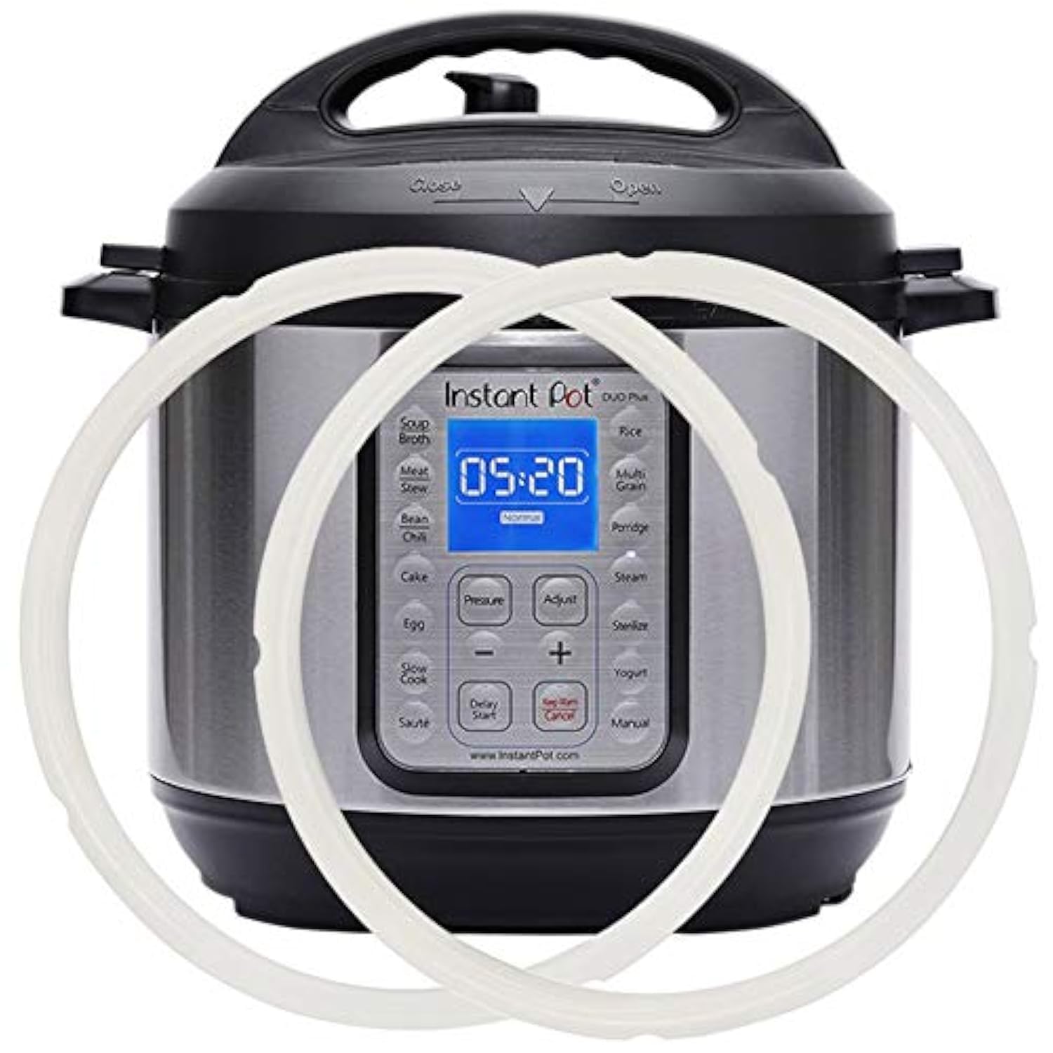 Silicone Sealing Ring 6qt for Instant Pot Sealing ring for 6 5qt Insta Pot, Sweet and Savory, Food-g