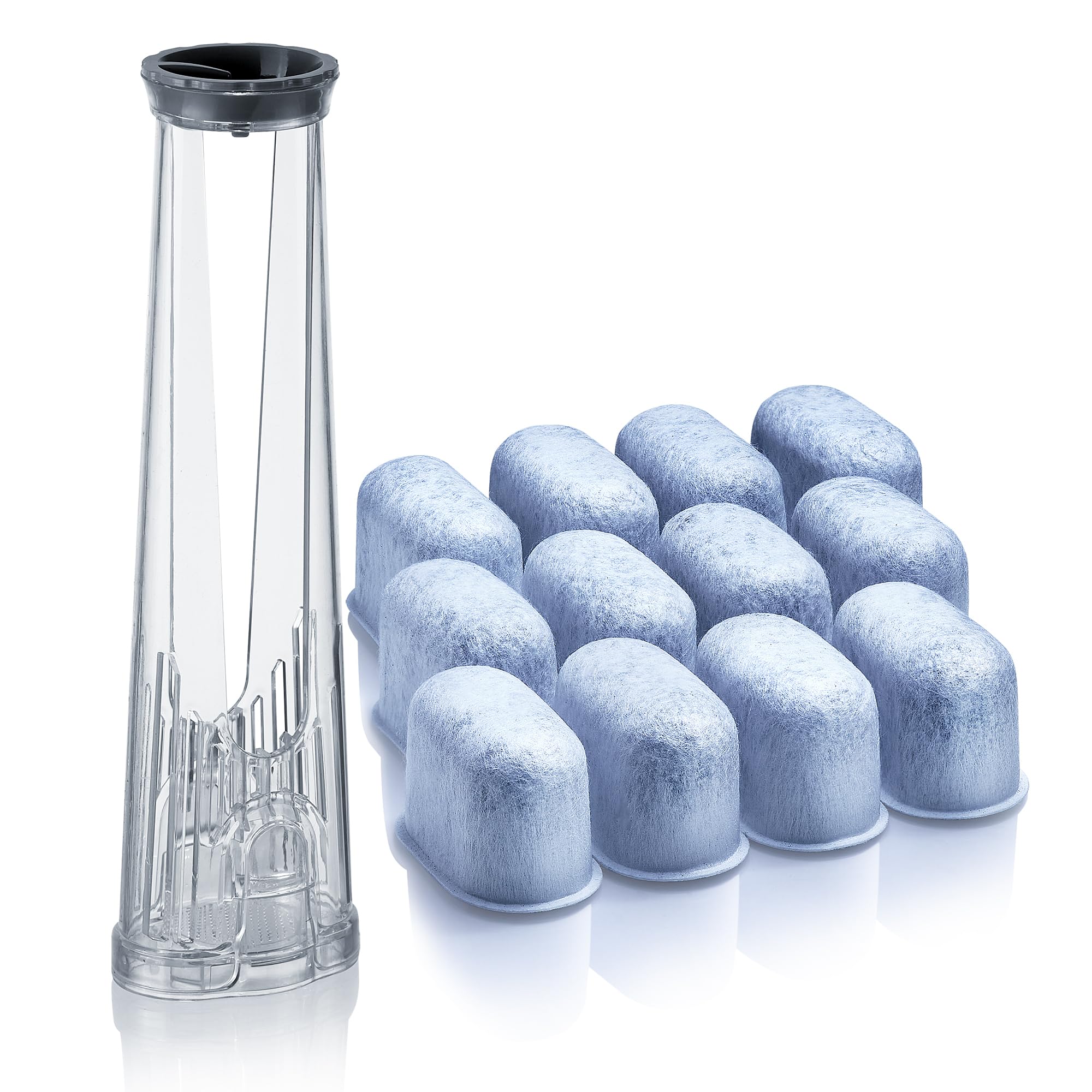 Water Filter Holder and 12 Water Filters for Keurig K-Supreme, K-Slim, K-Express, K-Select, K-Classi